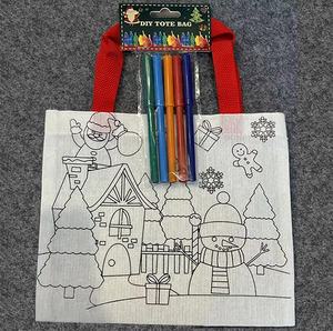 กระเป๋าใส่ของสำหรับระบายสีสำหรับงานศิลปะส่วนบุคคลอุปกรณ์สำหรับวันหยุดเทศกาลคริสต์มาส - Product Image 4