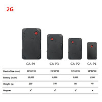 Pelacak gps sepeda motor, 2G portabel Mini magnetik Mobil Anti Maling 3000mah