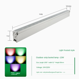 <b>LED</b> Underground <b>Light</b> 5000K Daylight IP65 Flush Mount Stainless Steel Type III <b>Motion</b> <b>Sensor</b> Ra90 Dimmable Garden Lighting - Product Image 6