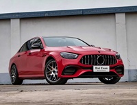 Pour Benz classe E W213 2016-2020 mise à niveau AMG E63 Widebody Style pare-chocs Surround GT calandre arrière diffuseur garde-boue capot