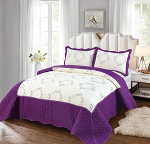 Vente en gros de couvre-lits 3pcs fabriqués en Chine prix bon marché en stock - Product Image 3
