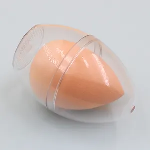 OEM яйцо в форме капли инструменты для макияжа красота лица без латекса Порошковая пуховка упаковка с пластиковой коробкой частная марка Макияж Губка
