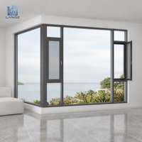 Poignée de fenêtre à ouverture intérieure LANGE Smart Minimalist, fenêtre à battant insonorisée à double vitrage pour bureau
