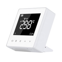 Thermostat intelligent Tuya pour chauffage au sol électrique compatible Wi-Fi, écran tactile LCD moderne, température programmable