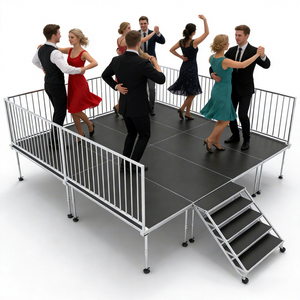 Escenario Profesional de Aluminio <span class=keywords><strong>para</strong></span> DJ con Puntos de Montaje <span class=keywords><strong>para</strong></span> Estructuras de Iluminación, Ideal <span class=keywords><strong>para</strong></span> Discotecas, Fiestas, <span class=keywords><strong>Eventos</strong></span> de Música <span class=keywords><strong>en</strong></span> <span class=keywords><strong>Vivo</strong></span> - Product Image 1
