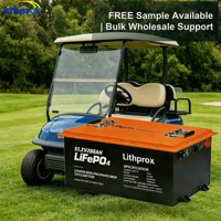 Batterie LFP 51,2 V 200 Ah avec communication RS485 et connecteur Anderson pour voiturette de golf, camping-car, système de secours domestique et stockage solaire