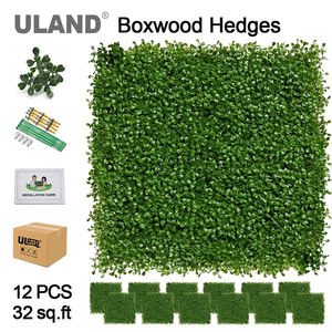 Paneles <span class=keywords><strong>de</strong></span> plástico para valla verde, <span class=keywords><strong>Seto</strong></span> artificial <span class=keywords><strong>de</strong></span> <span class=keywords><strong>boj</strong></span> para decoración <span class=keywords><strong>de</strong></span> jardín, 50x50cm - Product Image 2