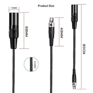 Кабель аудио Mini XLR (гнездо) - Kannon (штекер), бескислородная медь, двойное экранирование, для звуковой карты и прямых трансляций - Product Image 4