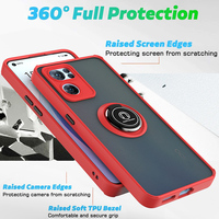 Pour OPPO RENO 7 PRO 4G 5G Find X5 Pro Lite Porte-anneau Coque arrière avec anneau magnétique TPU PC Anti-chute coque de téléphone en gros