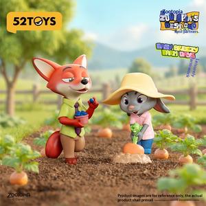 52TOYS สำหรับซูโทเปีย กล่องสุ่มฟิกเกอร์นิค จูดี้ ของเล่นตุ๊กตาแก้ว ของตกแต่ง - Product Image 3