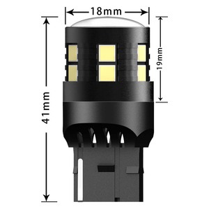 Signal lumineux inversé 6000k 15 smd 3030 puces canbus puissant sans hyper flash 7443 3156 3157 W21W T20 W21W/5W T20 drl turn 1157 - Product Image 2