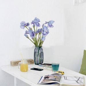 Fabricant de fleurs d'iris, vente en gros de fleurs d'iris artificielles de haute qualité, échantillon gratuit, décoration de mariage, aménagement paysager, jardin, iris - Product Image 4