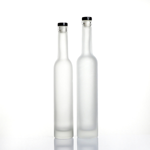Vente en gros de 50ml 100ml avec étiquette personnalisée mini bouteille de vin de glace ronde petite bouteille et <span class=keywords><strong>bouchon</strong></span> de vin rouge en verre vide bon marché - Product Image 5