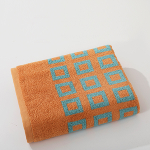 Serviette de plage jacquard 100 % coton personnalisée, teinte en fil, motif géométrique, douce et absorbante, pour hôtel et <span class=keywords><strong>piscine</strong></span>, vente en gros - Product Image 5