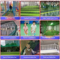 Filet de protection pour drone, filets d'isolation sans nœuds pour tennis de table et badminton, clôture périmétrique pour terrains de football et de basketball, parcours de golf