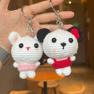 Wholesale Custom <strong>Handmade</strong> <strong>Crochet</strong> Toy Animal Character Anime Figure <strong>Crochet</strong> Doll <strong>Crochet</strong> Keychain for Car Home Decoration - Product Image 6