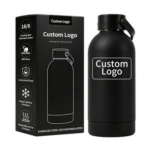 Minimalist Appearance Water <b>Bottle</b> Rubber Coated Slim Mouth Vacuum Insulated Reusable Student Office Portable Water <b>Bottle</b> - Product Image 4