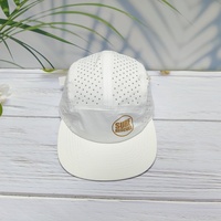 Topi Lari 5 Panel Unisex Dewasa dengan Desain Cetak Transfer Panas, Bahan Bernapas, Ukuran Dapat Disesuaikan
