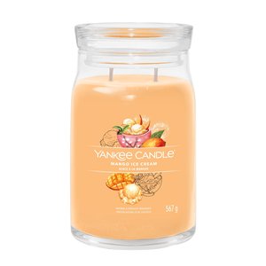 Yankee Candle - Grand pot à 2 mèches, parfum crème glacée à la mangue - Product Image 1