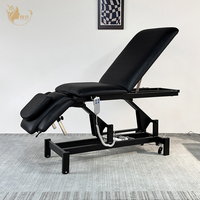 Table de chiropratique électrique professionnelle multi-sections à 2 moteurs, lit de physiothérapie pour clinique, réadaptation et chiropraticiens
