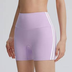 กางเกงโยคะขาสั้นสำหรับผู้หญิง ดีไซน์สบายๆ หลากสีสัน ใช้งานได้หลากหลาย กางเกงขาสั้นลำลอง เนื้อผ้านุ่ม ระบายอากาศได้ดี เอวสูง เหมาะสำหรับการเดินทาง กางเกงขาสั้นรุ่นพิเศษ - Product Image 6