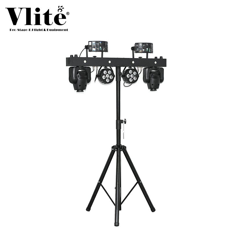 Vlite Moving DJ Show Laser Bar Light Sets RGB LED DMX512 Control IP20 Rated Aluminum+Plastic Dimmable AC100-240V 1-Year Warranty