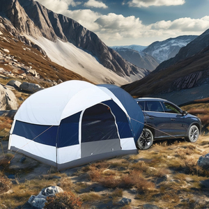 Toldo Retráctil Plegable para 2 Personas, 190T PU 2000MM, Marco de Fibra de Vidrio, Estilo Pop-Up, para Estacionamiento de Autos, Garaje, Campamento al Aire Libre - Product Image 3