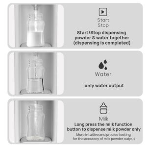 Calentador de <span class=keywords><strong>Biberones</strong></span> Baphiya BFM-2500 de 1.5L, Hervidor para Preparación de Leche, Pantalla Táctil, Luz Nocturna, Libre de BPA/Ftalatos/PVC, para Bebés de 0 a 12 Meses - Product Image 5