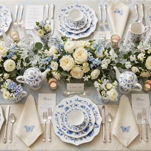 <span class=keywords><strong>Service</strong></span> <span class=keywords><strong>de</strong></span> vaisselle en céramique pour événements <span class=keywords><strong>de</strong></span> mariage, ensemble <span class=keywords><strong>de</strong></span> vaisselle en <span class=keywords><strong>porcelaine</strong></span> bleue à motifs floraux, <span class=keywords><strong>service</strong></span> à thé pour la location et la décoration <span class=keywords><strong>de</strong></span> <span class=keywords><strong>table</strong></span> <span class=keywords><strong>de</strong></span> fête, personnalisable - Product Image 3