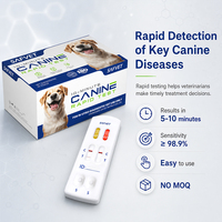 Kit de test rapide 2 en 1 pour le parvovirus canin et la maladie de Carré, kits de test rapide CPV CDV Ag Antigène Parvo pour chiens, détection, usage vétérinaire