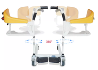 Chaise d'aisance multifonctionnelle hydraulique pour le transfert du patient Équipement de sécurité pour la salle de bain pour le transfert des toilettes