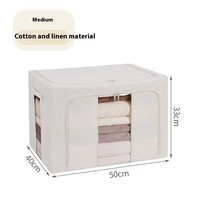 Top avant ouvertures conteneur robuste visuel Transparent fenêtre garde-robe organisateur pliable boîtes de rangement pour vêtements