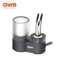 Filtre à eau pour robinet de cuisine GWB, filtre à charbon actif manuel, purificateur pour les impuretés sédimentaires, les germes, robinet domestique