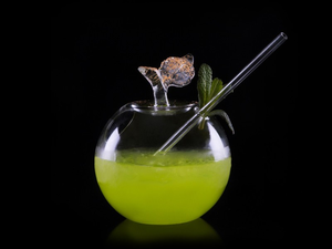 Tarro <span class=keywords><strong>de</strong></span> <span class=keywords><strong>manzana</strong></span> <span class=keywords><strong>de</strong></span> borosilicato transparente soplado personalizado, copa <span class=keywords><strong>de</strong></span> cristal en forma <span class=keywords><strong>de</strong></span> copas <span class=keywords><strong>de</strong></span> cóctel para el hogar, vida diaria, fiesta, boda, beber vino - Product Image 4
