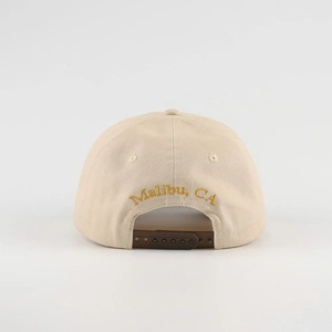Casquettes de baseball structurées imperméables à deux tons avec boucle métallique, broderie plate personnalisée par le fabricant, 5 panneaux, pour le sport - Product Image 5