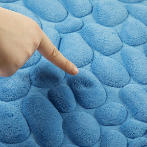 SHENGDE Lavable Salle De Bains <span class=keywords><strong>Tapis</strong></span> <span class=keywords><strong>Tapis</strong></span> Super Absorbant <span class=keywords><strong>Tapis</strong></span> De Toilette <span class=keywords><strong>Antidérapant</strong></span> Doux Pavé En Relief Mousse À Mémoire <span class=keywords><strong>Tapis</strong></span> De Bain - Product Image 3