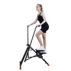 पोर्टेबल फोल्डेबल टिकाऊ स्टील और प्लास्टिक जिम स्टेपर पर्वतारोही मशीन घरेलू उपयोग खेल अपहरणकर्ता और सीढ़ी पर्वतारोही - Product Image 1