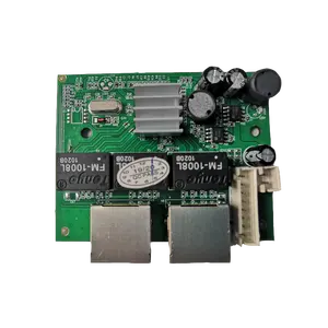 Taiwán Realtek Chip proveedor Chip principal RTL8367N 3port Gigabit Switch OEM/ODM ancho de banda 10G UTP 2pcs RJ45 y 1pcs 8pin Header