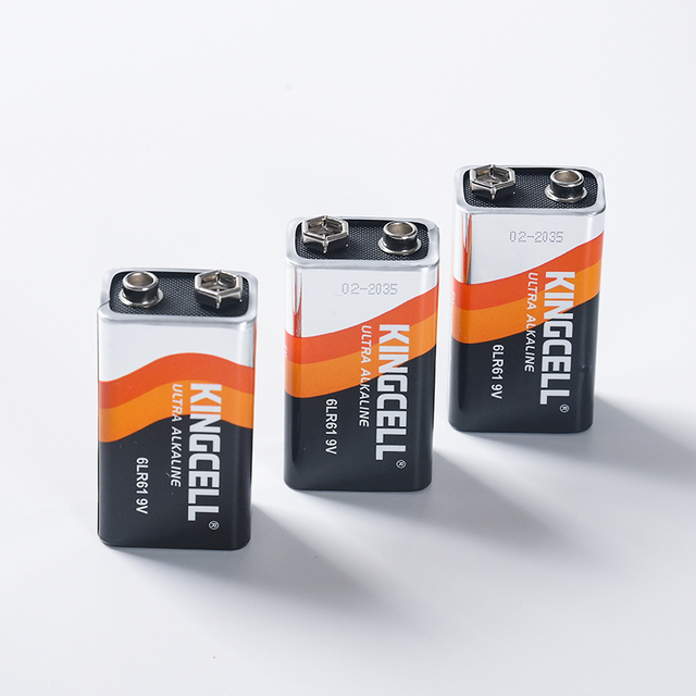 High Power Cheap Price 9 Volts Battery 6LR61 9V Alkaline Dry Cell Battery