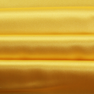 Wholesale custom cheap golden yellow stretch satin fabric 100% polyester - Product Image 3