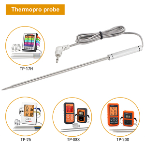 ThermoPro TP17 termometer <span class=keywords><strong>Oven</strong></span> Digital, dengan Probe ekstra akurat rumah tangga-0C hingga 300C 100cm kabel logam untuk penggunaan rumahan - Product Image 6