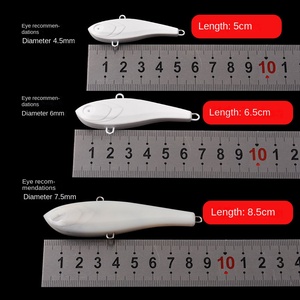 <span class=keywords><strong>Esche</strong></span> da pesca VIB bianche non verniciate <span class=keywords><strong>esche</strong></span> da pesca <span class=keywords><strong>artificiali</strong></span> - Product Image 6