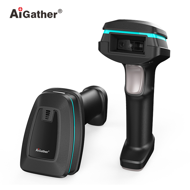 Wired Rugged Handheld Barcode Scanner with USB Interface 1D 2D Code Reader IOS & Android Compatible Retail Stock CMOS