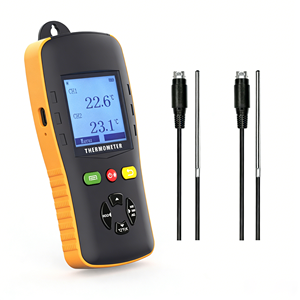 เครื่องวัดอุณหภูมิในห้องปฏิบัติการแบบ 2 หัววัด รุ่น High 2 Probes รุ่น PTD602 พร้อมระบบจัดเก็บข้อมูล ใช้กับเทอร์โมมิเตอร์ PT100 RTD - Product Image 3