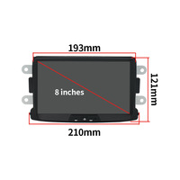 Lecteur multimédia de voiture 8 pouces 2+32 Go pour RENAULT Duster Dacia Duster Sandero Logan, électronique automobile, autoradio Android GPS Carplay ASP