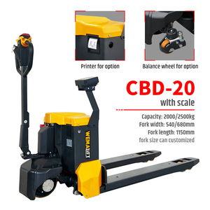 Profession eller Lift hersteller Elektrischer Paletten hubwagen mit Waage <span class=keywords><strong>Digiweigh</strong></span> Pallet Jack <span class=keywords><strong>Scale</strong></span> Hand paletten wagen mit - Product Image 4