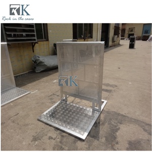 Barrière de foule en aluminium léger, haute résistance, anti-rouille, pour événements (vente en gros) - Product Image 2