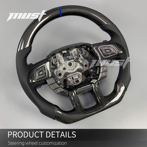 Volante Deportivo Personalizado de Fibra de Carbono para Land Rover Range Rover <span class=keywords><strong>Evoque</strong></span> 1.ª Gen. Pure SE <span class=keywords><strong>HSE</strong></span> Dynamic 2012-2019 - Product Image 3