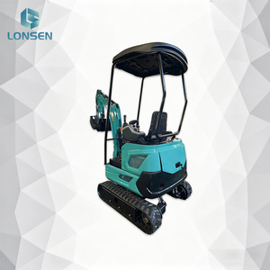 Mini Escavatore a Bassa Pressione sul Suolo 32Kpa con Cingoli in Gomma Senza Danni al Prato per la Cura del Giardino - Product Image 3