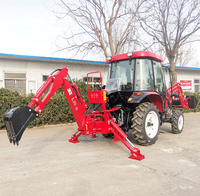 Rétrocaveuse compacte montée sur tracteur, entraînée par prise de force, attache 3 points, rétrocaveuse hydraulique agricole pour tracteurs de 20 à 60 CV
